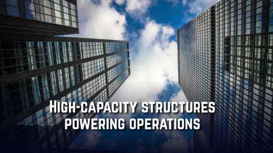 High-Capacity Structures Supporting Large-Scale Business Operations