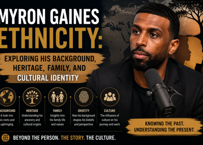 Myron Gaines Ethnicity: Exploring His Background, Heritage, Family, and Cultural Identity