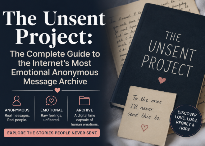 The Unsent Project: The Complete Guide to the Internet’s Most Emotional Anonymous Message Archive
