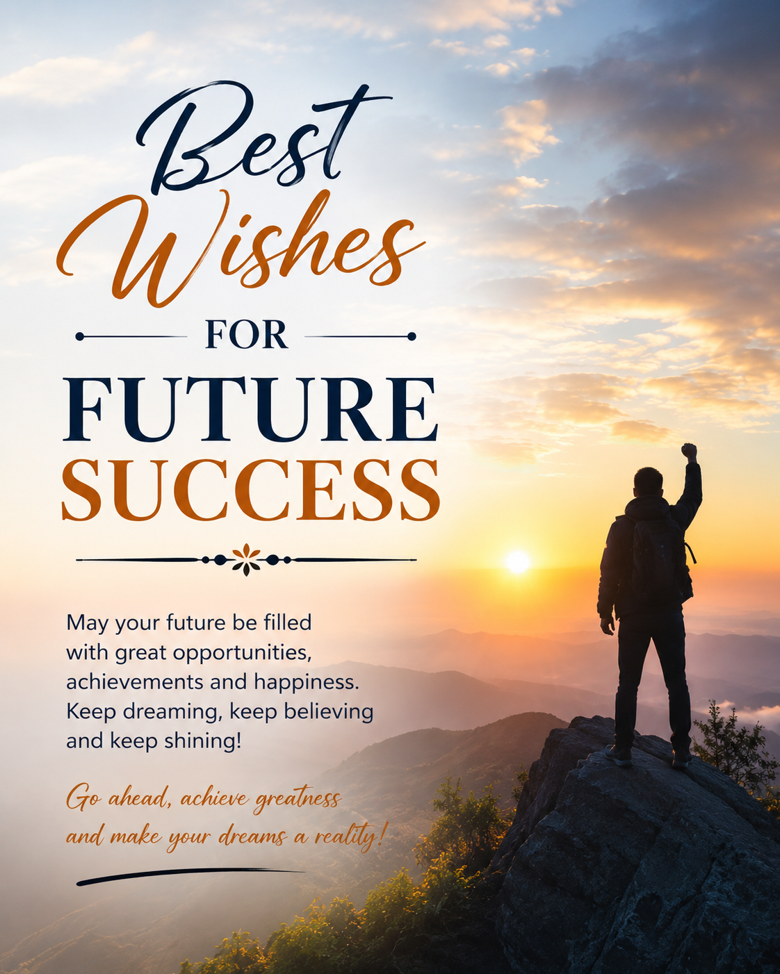 Best Wishes for Future Success