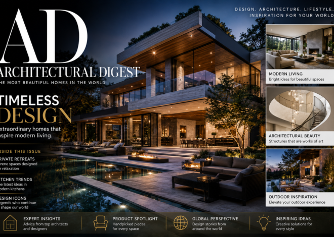 Architectural Digest: Complete Guide to Luxury Interior Design, Home Tours, and Design Inspiration