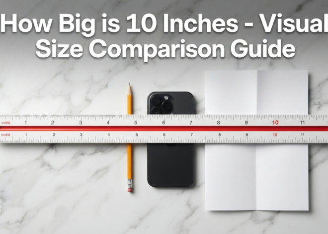 How Big Is 10 Inches? Easy Size Comparisons and Everyday Examples