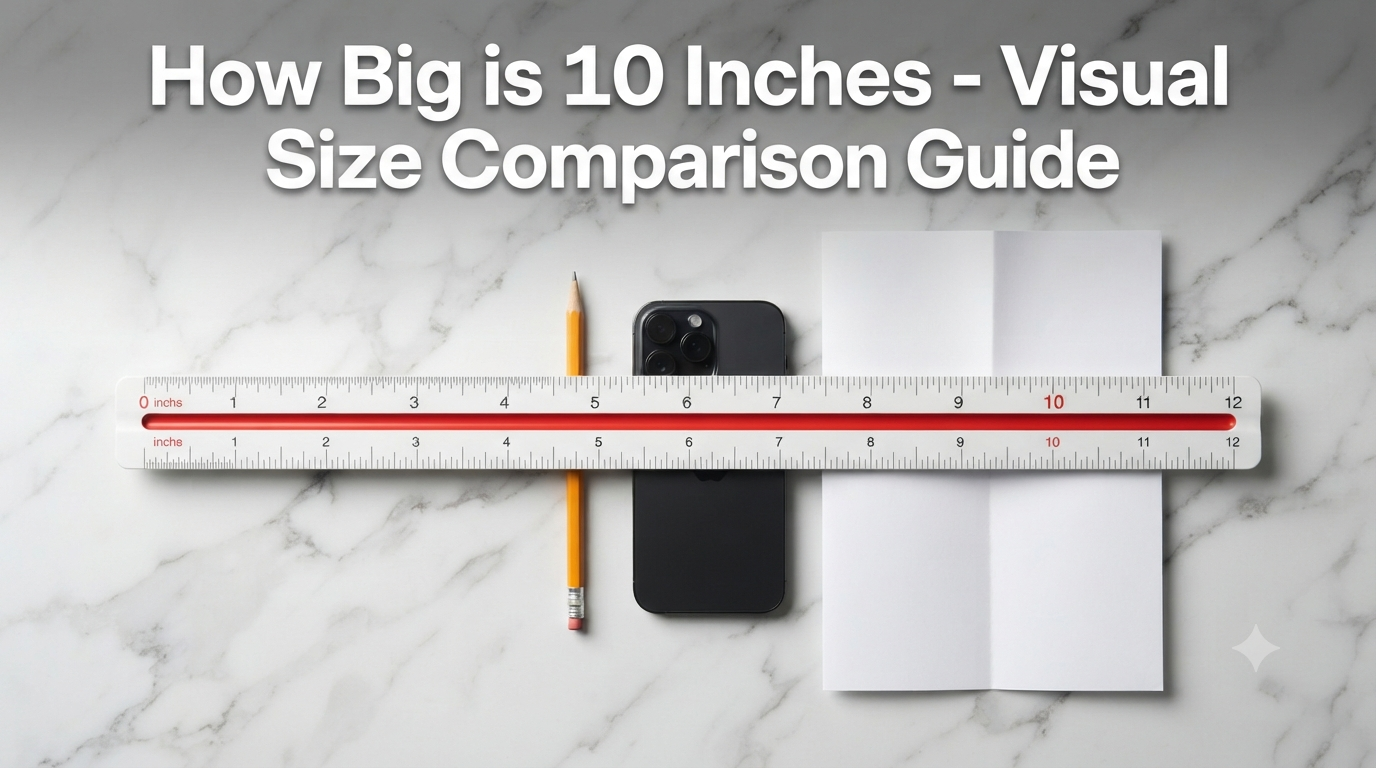 How Big Is 10 Inches? Easy Size Comparisons and Everyday Examples